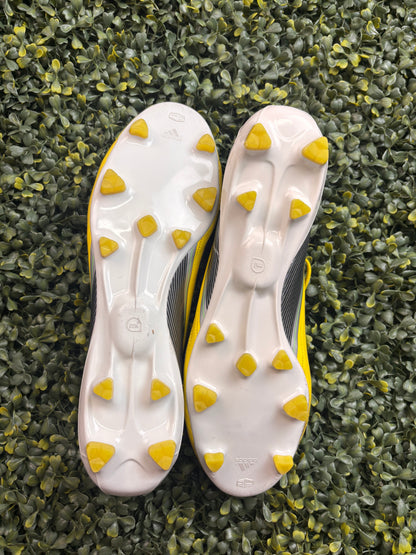 ADIDAS F50 ADIZERO TRX FG LEATHER “VIVID YELLOW”