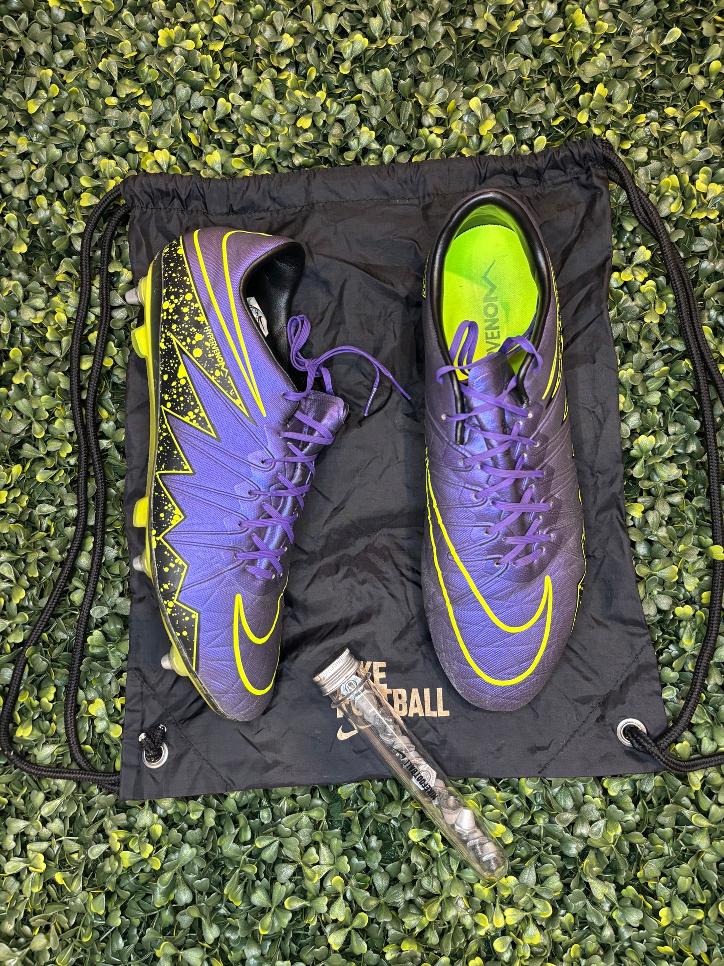 NIKE HYPERVENOM YELLOW&PURPLE SG RARE