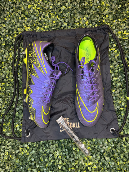 NIKE HYPERVENOM YELLOW&PURPLE SG RARE