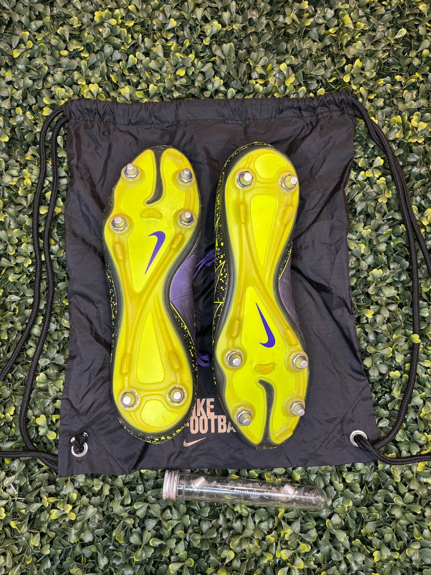 NIKE HYPERVENOM YELLOW&PURPLE SG RARE