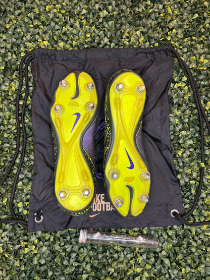 NIKE HYPERVENOM YELLOW&PURPLE SG RARE