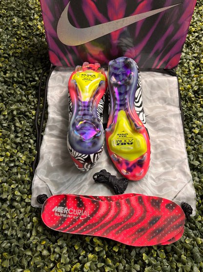NIKE MERCURIAL SUPERFLY 11 ELITE FG SE 'ALEGRIA HYPERVENOM’ Handcrafted