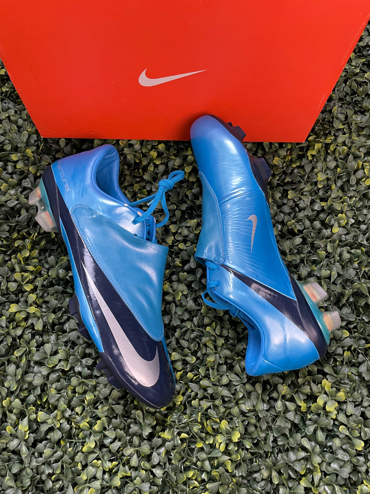 NIKE MERCURIAL VAPOR V FG 'ORION BLUE/METALLLIC SILVER'