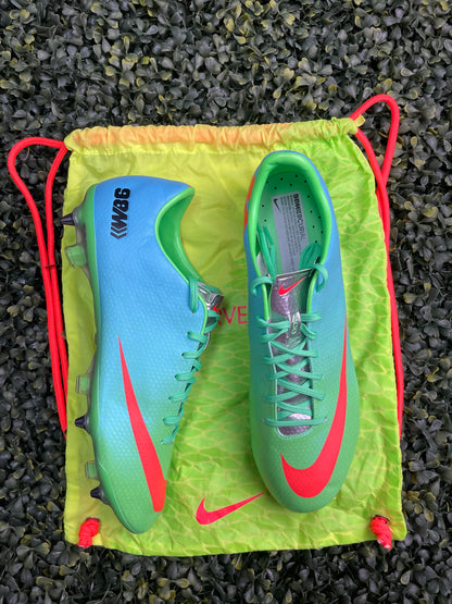 NIKE MERCURIAL VAPOR IX ELITE SG-PRO'NEO LIME/TOTAL CRIMSON'