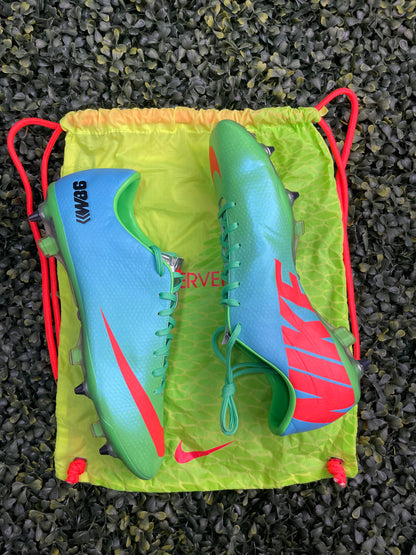 NIKE MERCURIAL VAPOR IX ELITE SG-PRO'NEO LIME/TOTAL CRIMSON'