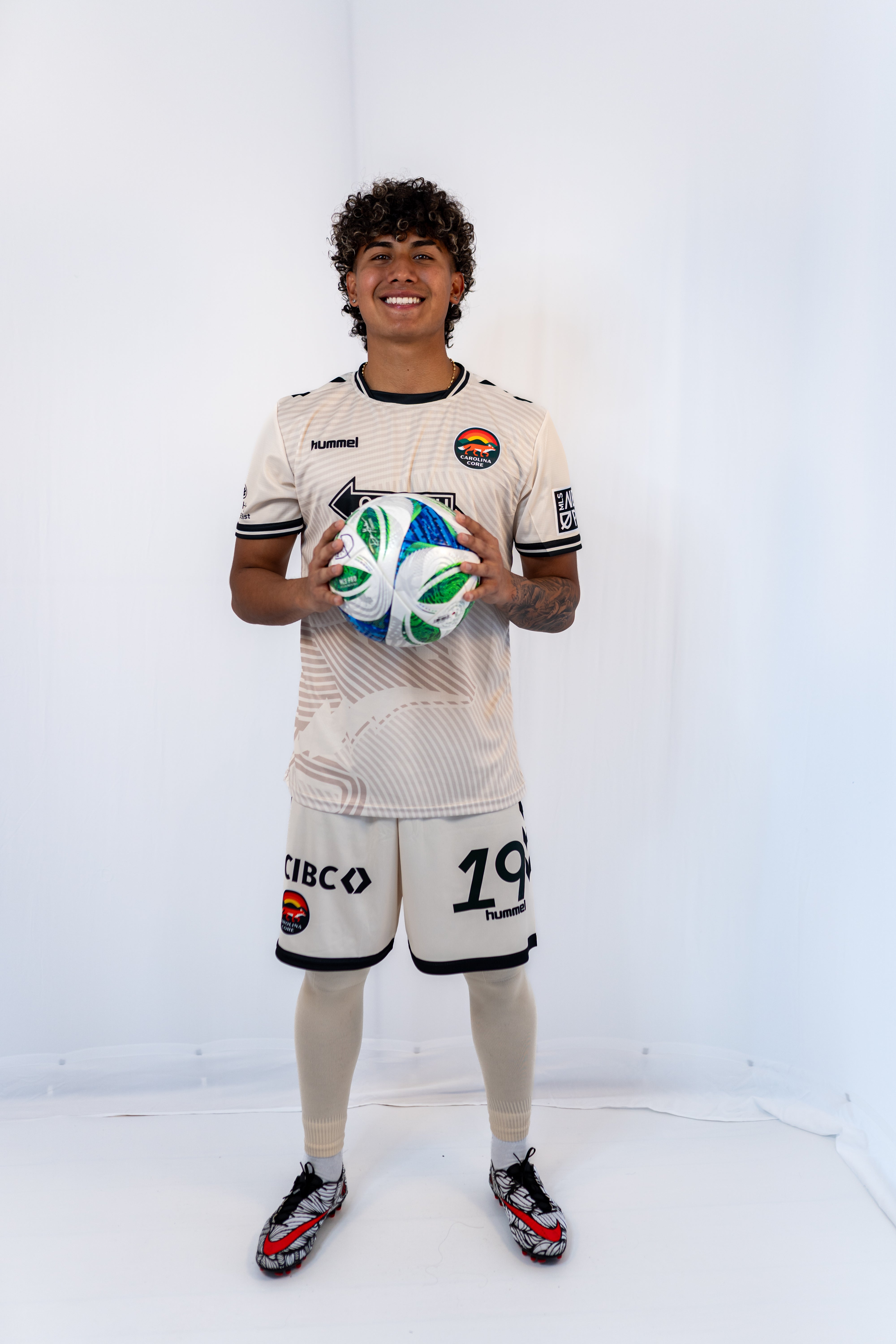 Mateo Sarmiento Carolina Core FC player promo